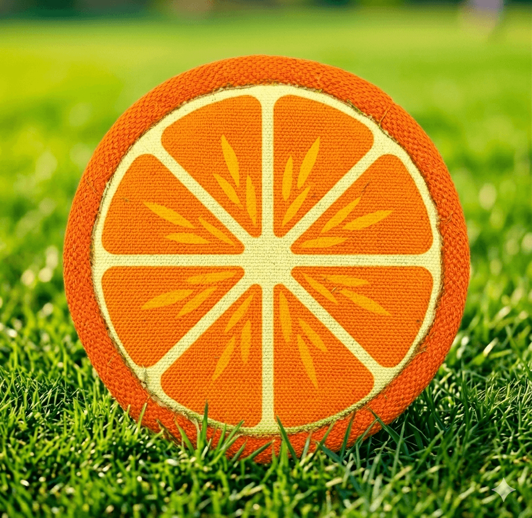 Fruit Flyer Dog Toy - Soft Flying Fetch Disc (27cm)