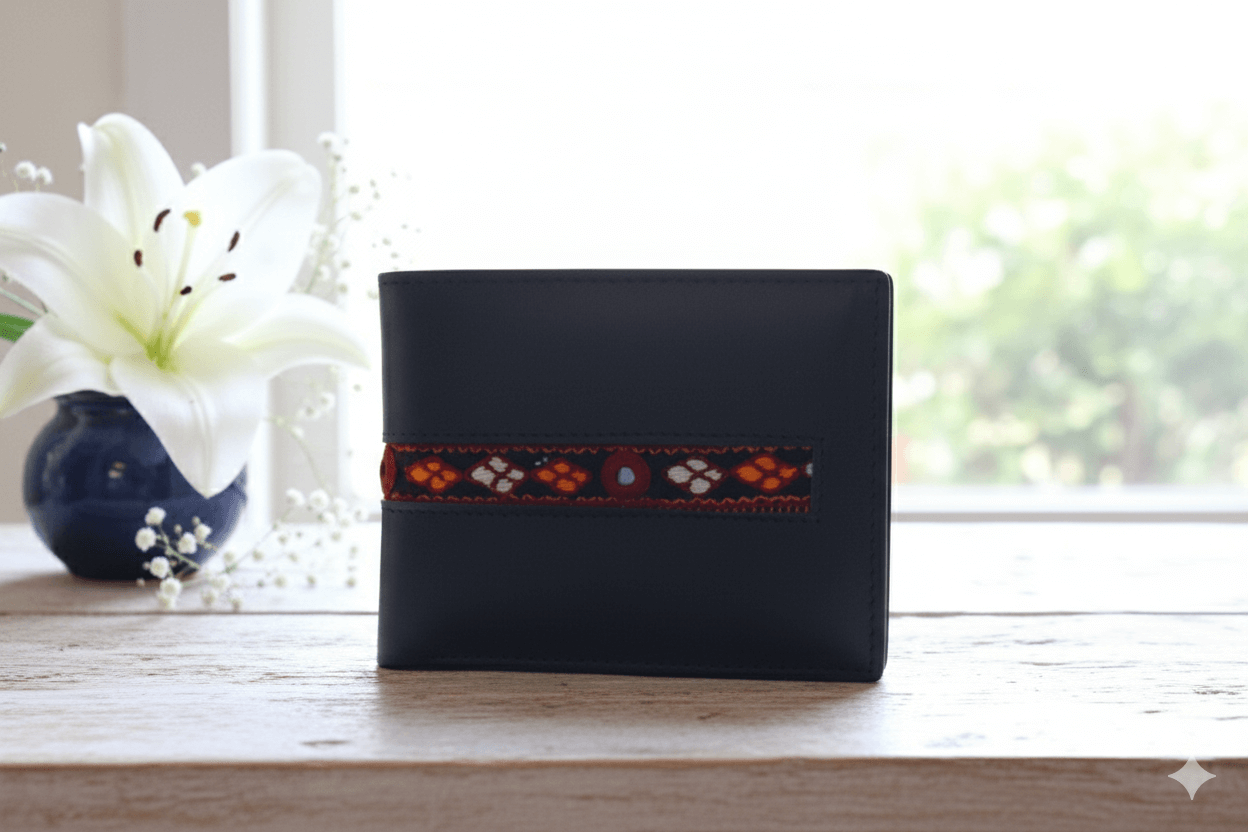 Black Genuine Leather Wallet For Men