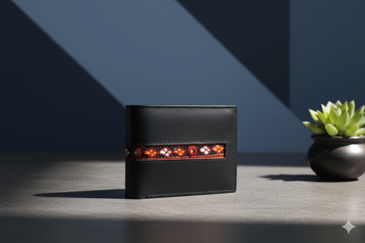 Black Genuine Leather Wallet For Men