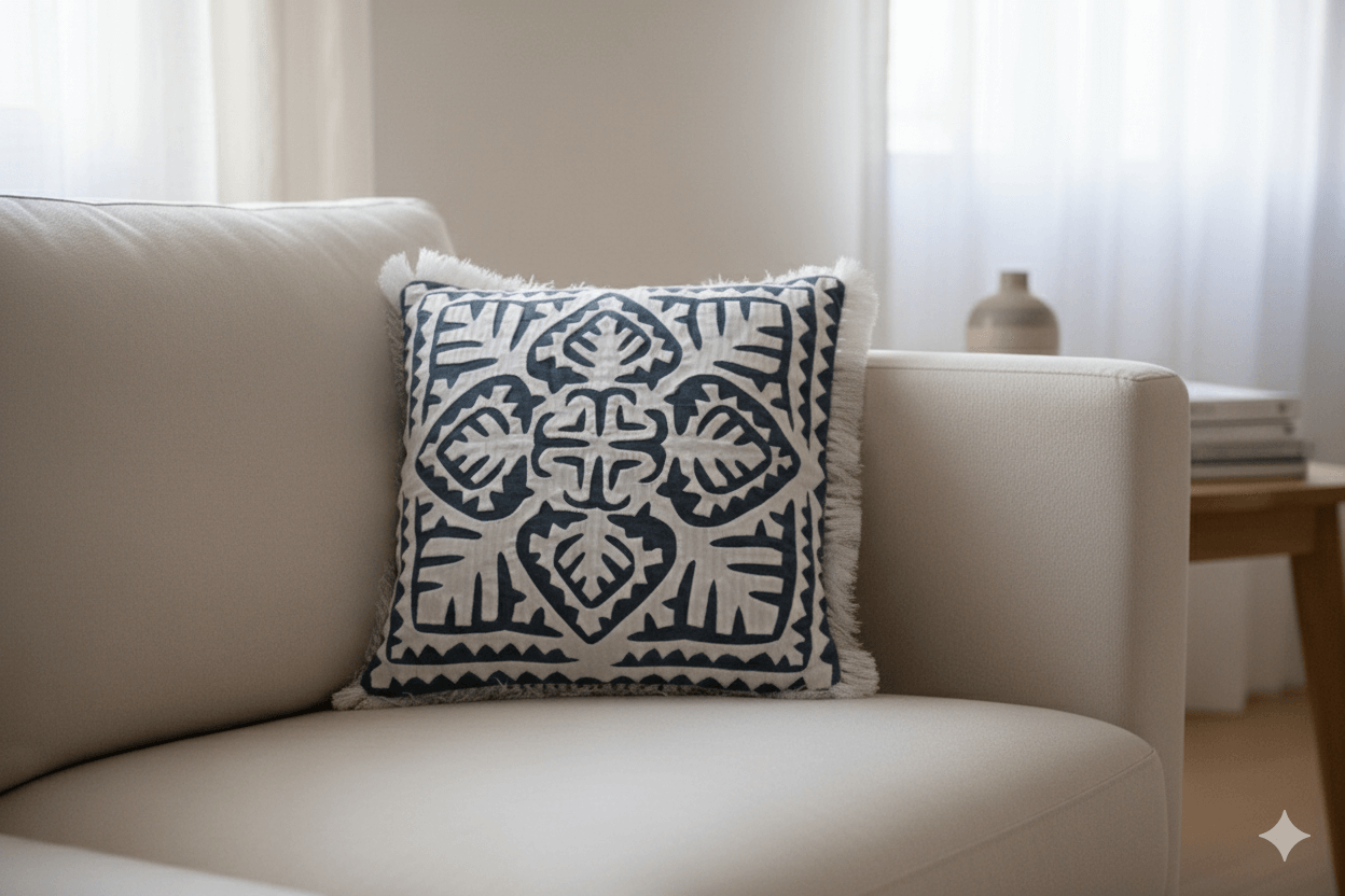 Handmade Cushion Covers With Fringes
