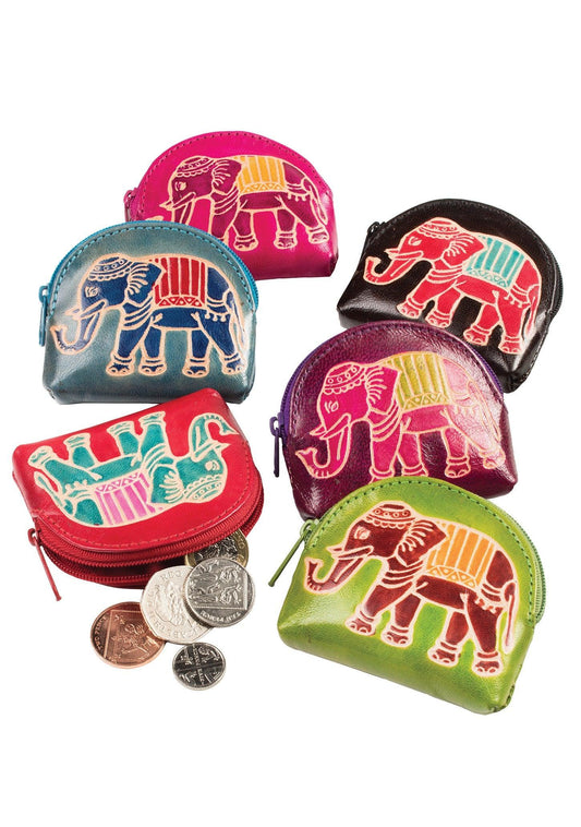 Elephant Coin Purse With Clasp - Ethimaart 
