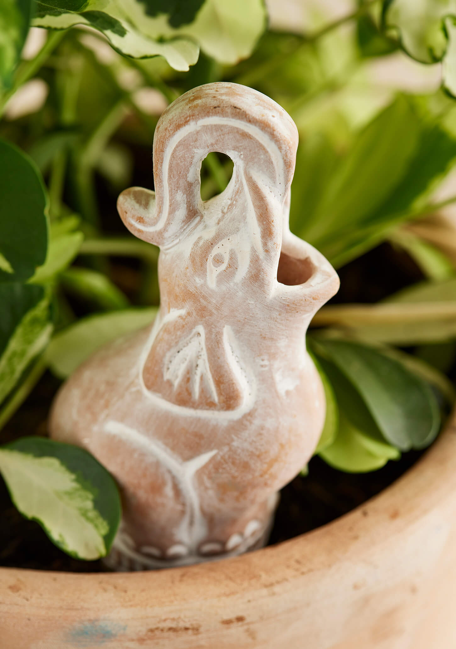 self watering plant spikes Sustainable Terracotta Elephant Plant Water Spike – Ethimaart