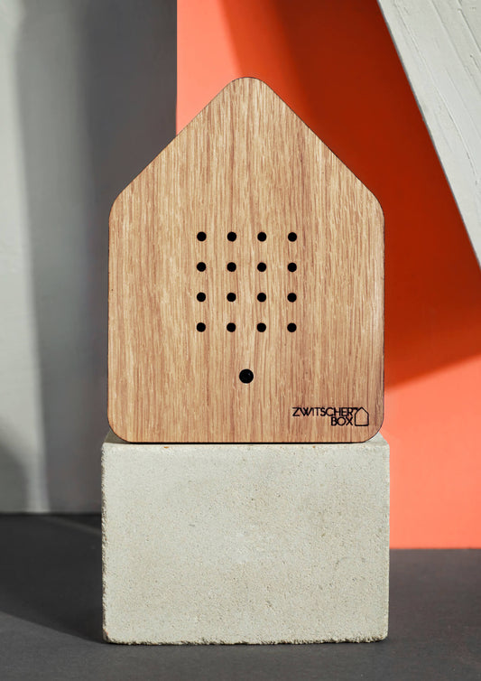 Zwitscherbox Oak Wood - Bird Sound Box