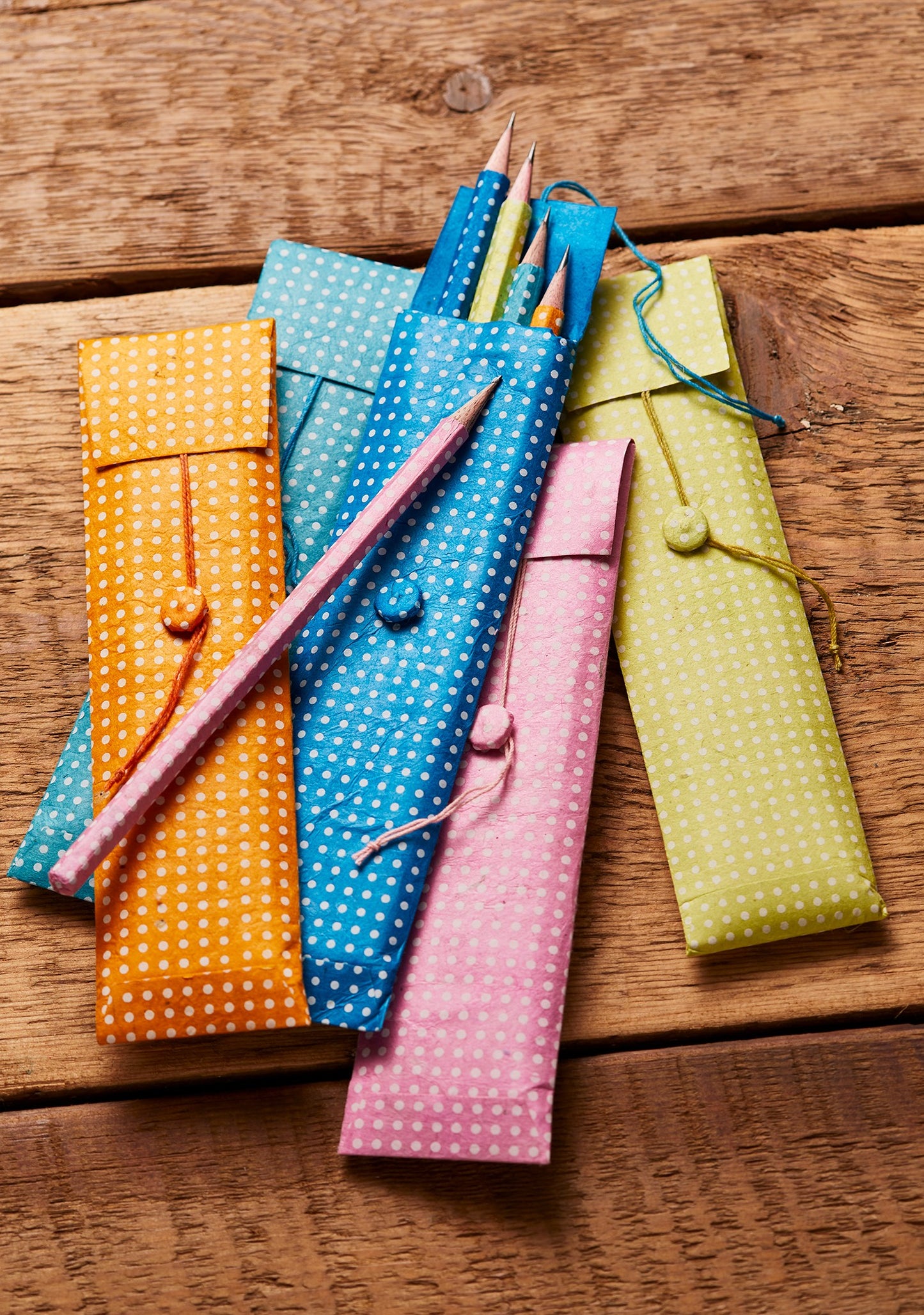 Eco Friendly Biodegradable Dot Pencils - Pack of 5