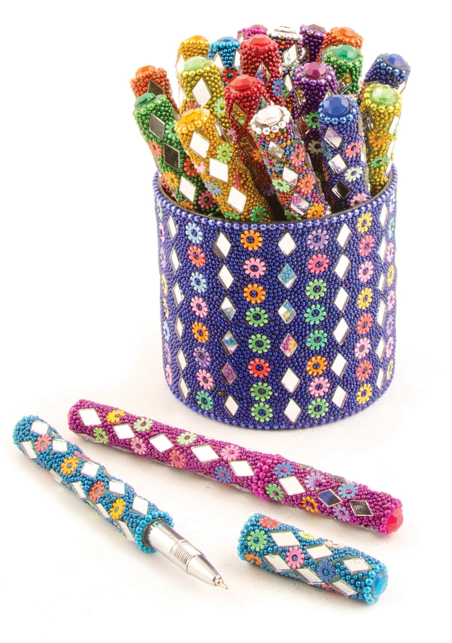 Hand Decorated Sparkly Glitter Pen