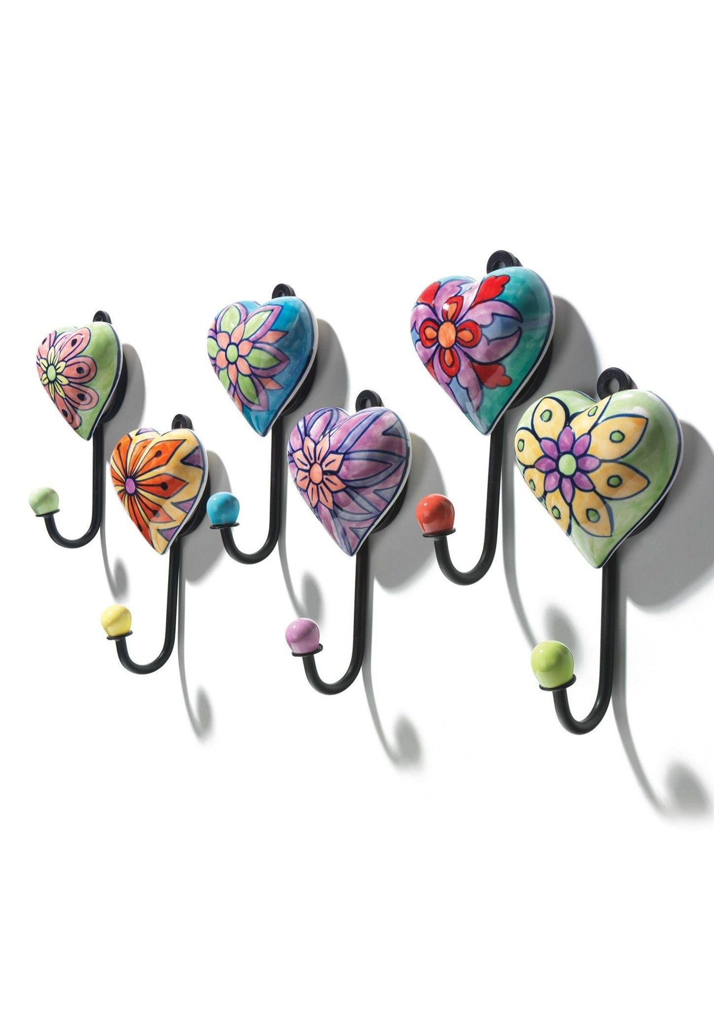 Handmade Heart Ceramic Hook Ethimaart