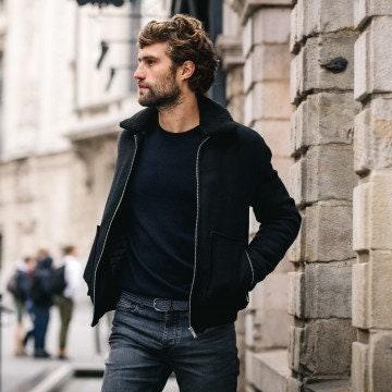 Blue & White Mens Elastic Belt Ethimaart