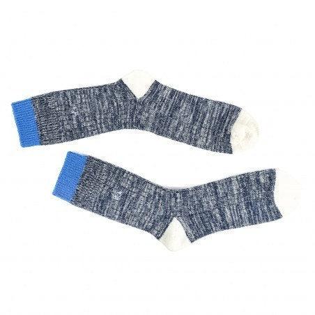 Mens Blue Knit Socks Ethimaart 