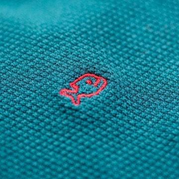 Billy Belt Men's Knit Socks - Peacock Blue & Red