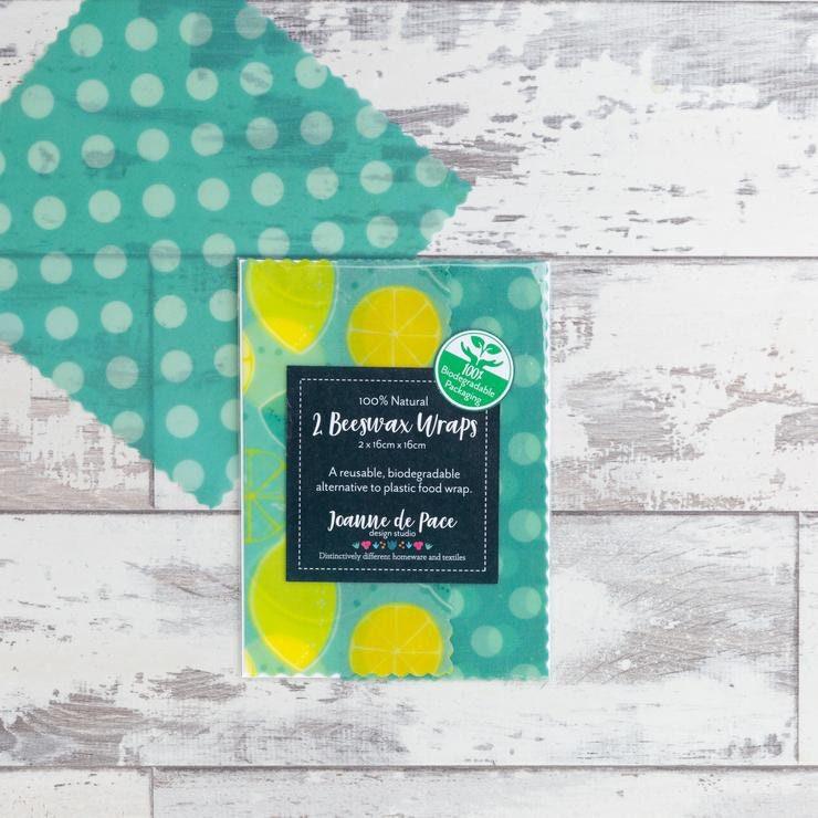 Beeswax Wraps, Pack Of 2 Medium Wraps Ethimaart