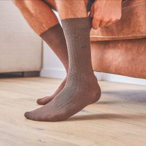 Mens Brown Knit socks Ethimaart 
