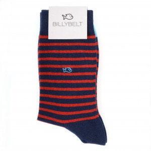 Mens Blue Stripped Socks Ethimaart