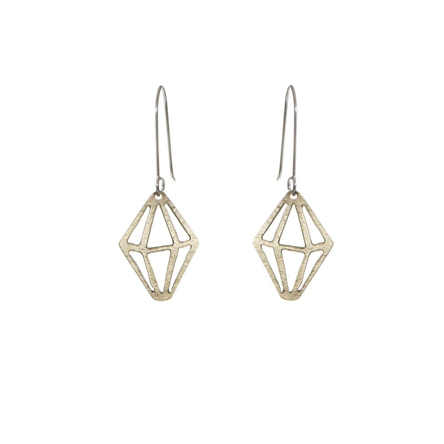 Brass Crystal Earrings Ethimaart