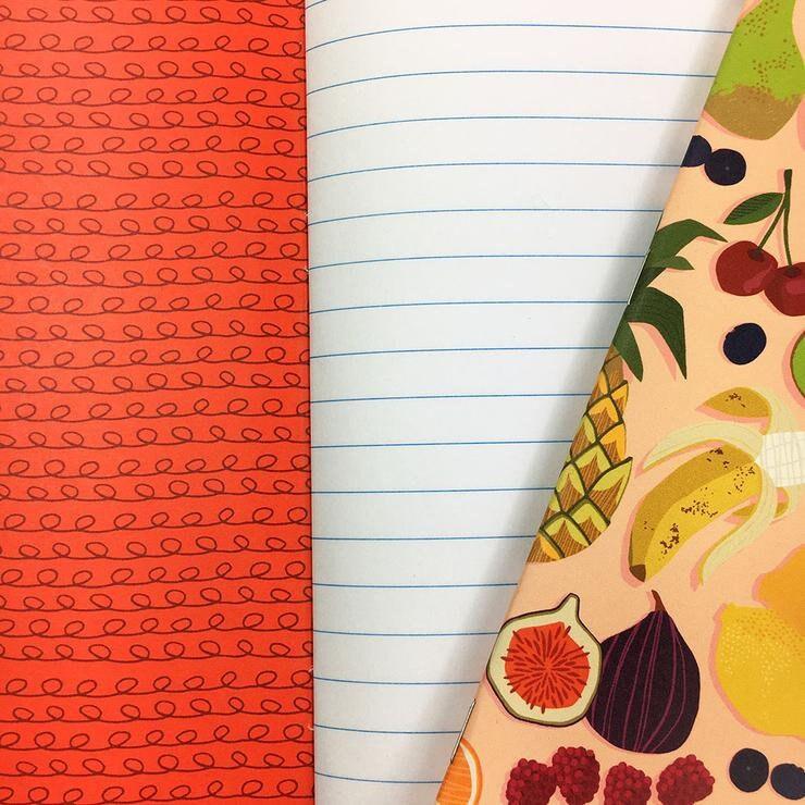 Fruit Pattern Recipe Notebook Ethimaart