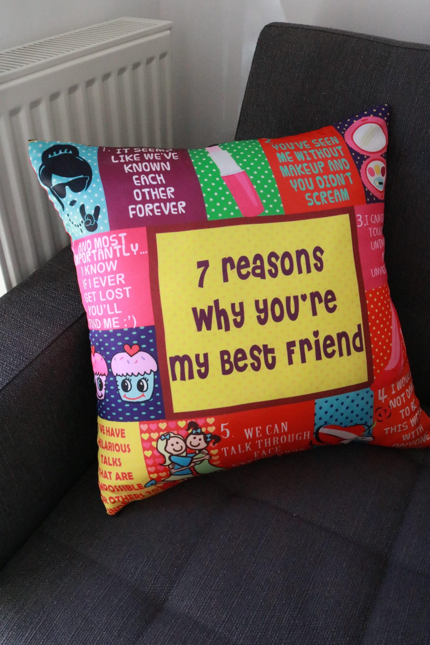 Personalized Cushion For Best Friend Ethimaart