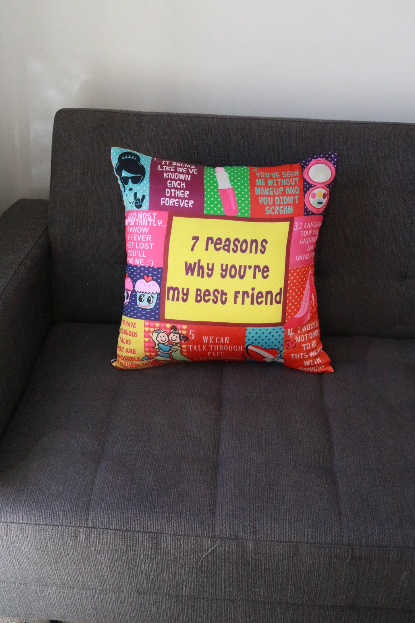 Personalized Cushion For Best Friend Ethimaart