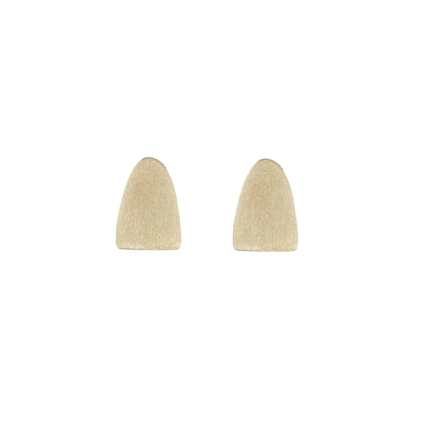 Fringe Rounded Studs - Hammered Brass Ethimaart