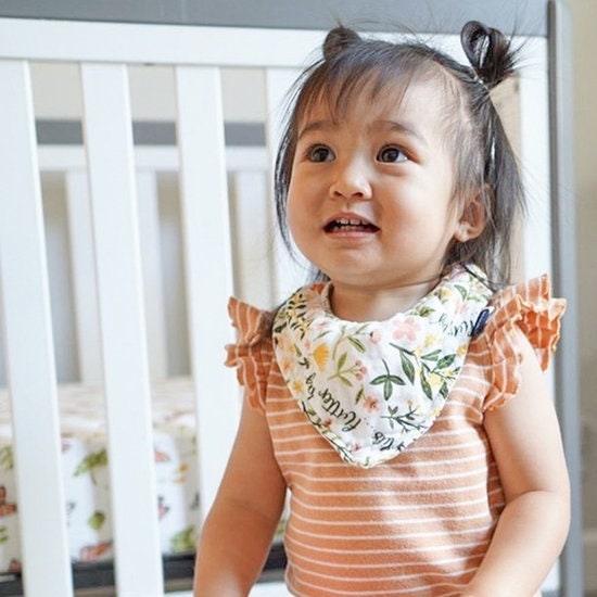 Yellow Floral Bandana Bib Ethimaart