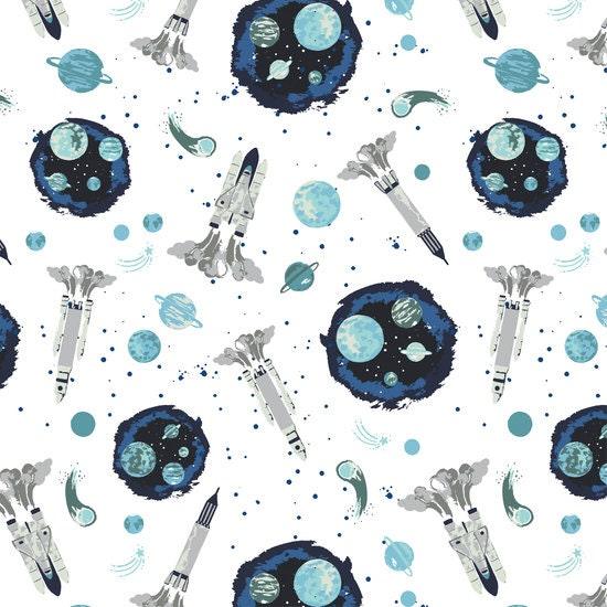 Space Baby Boy Bandana Bib Ethimaart