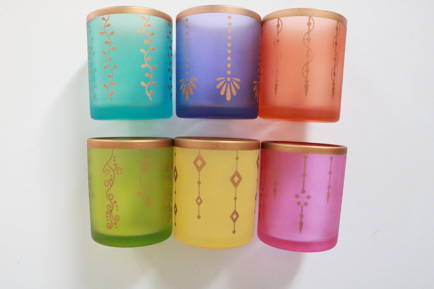 Handpainted Tealight Holder Ethimaart