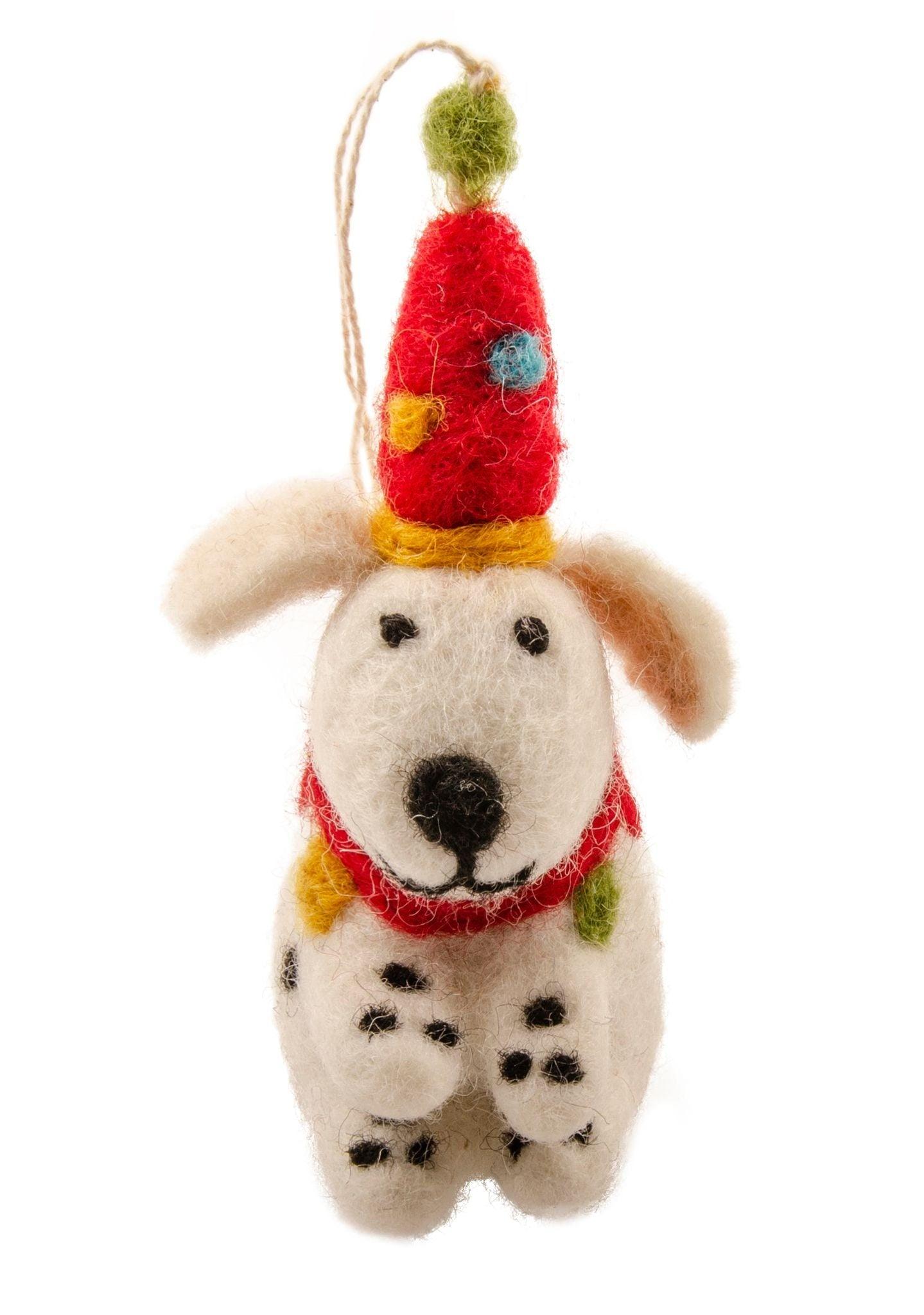 Felt Dog Ornament Ethimaart