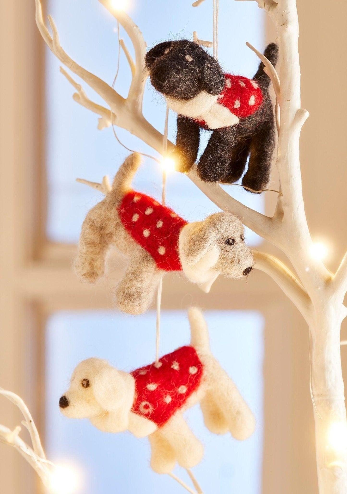 Felt Dog with Spotty Coat Ethimaart