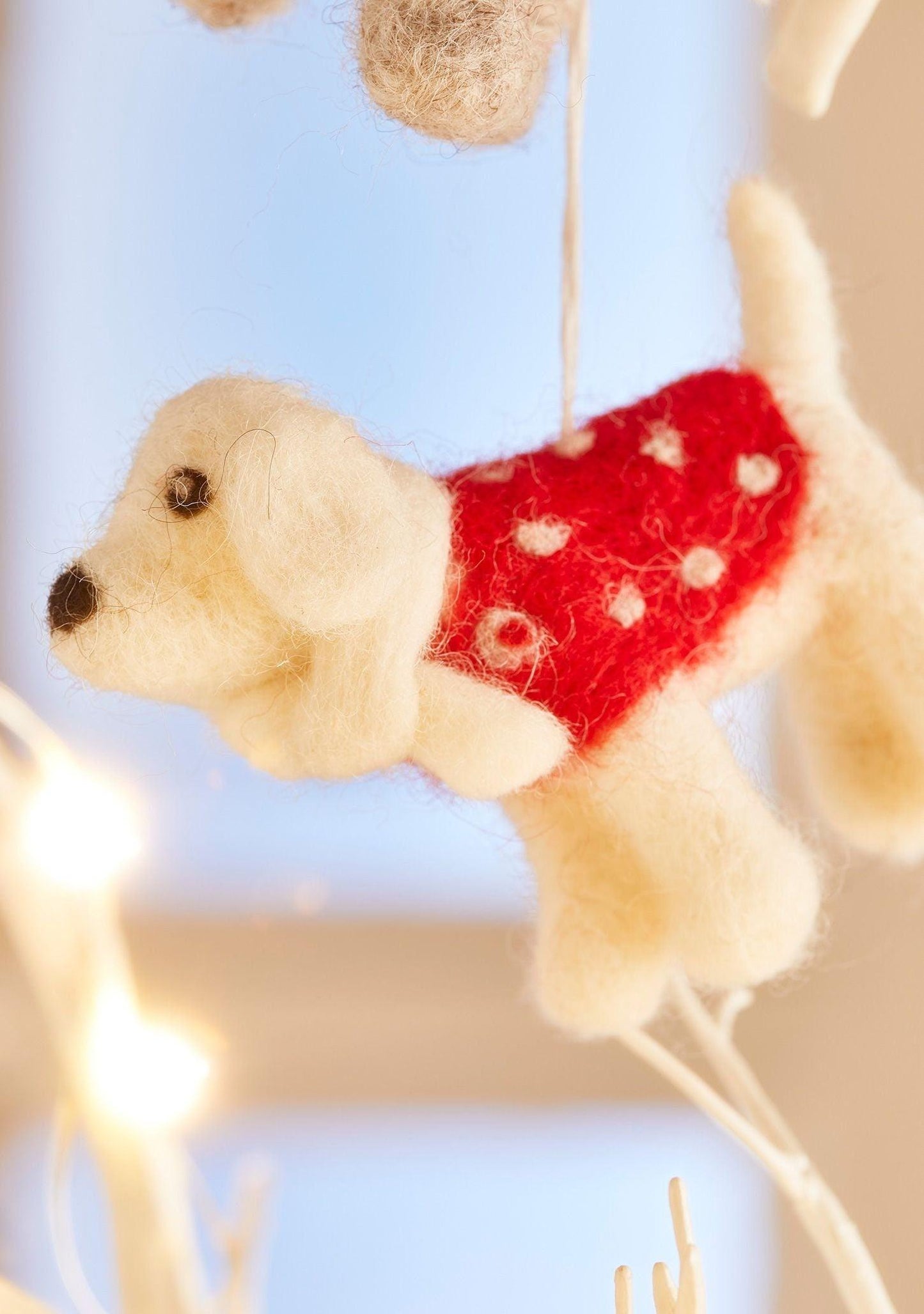 Felt Dog with Spotty Coat Ethimaart