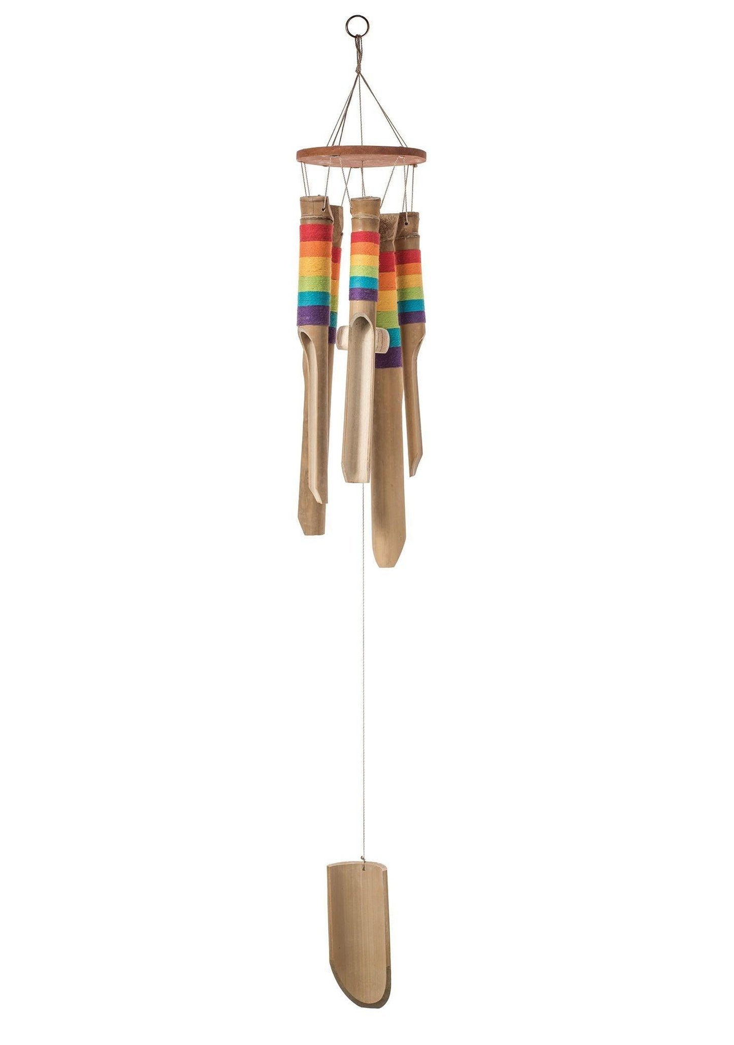 Bamboo Windchime Rainbow Design Ethimaart