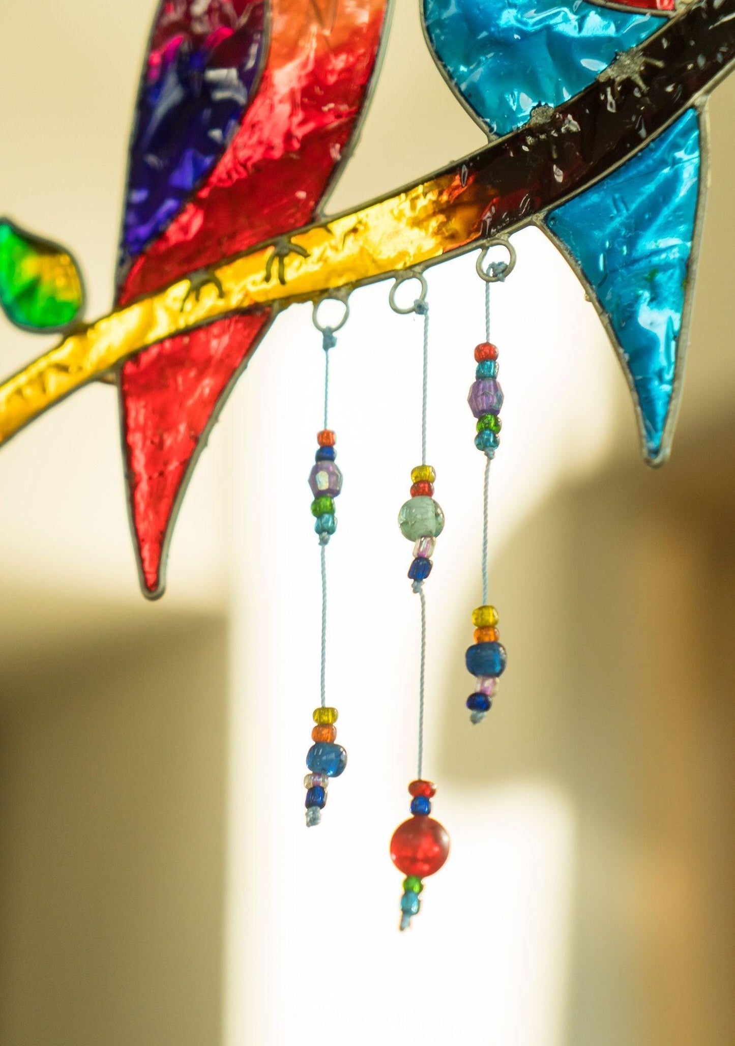Kissing Couple Birds Suncatcher Ethimaart
