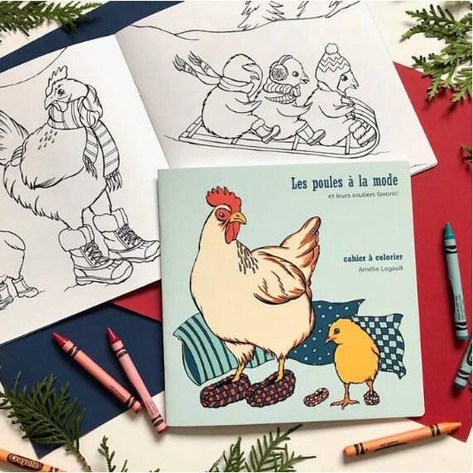 Easter Coloring Books; The Fashionable Hens - Ethimaart 
