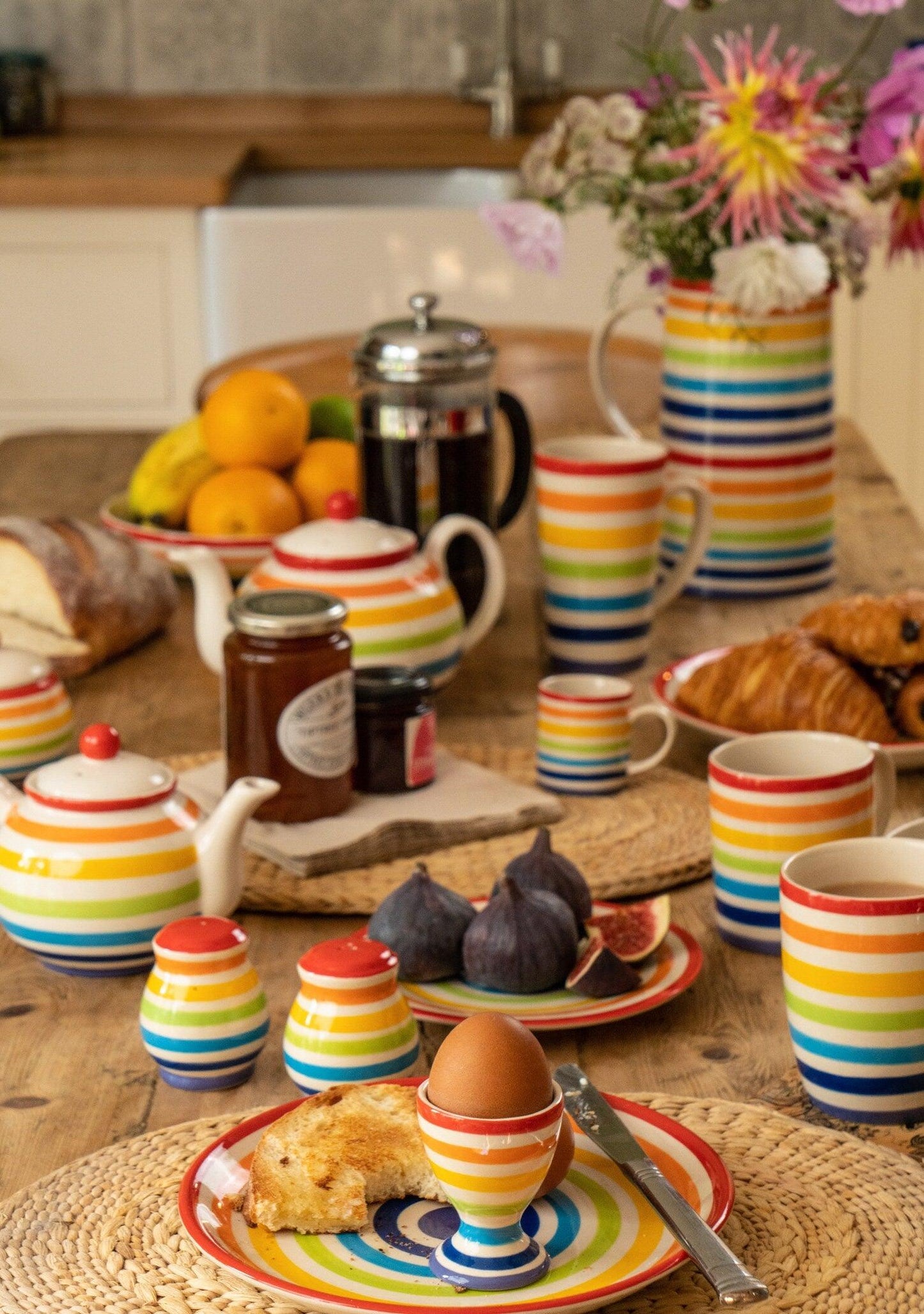Ceramic Rainbow Milk Jug - Ethimaart