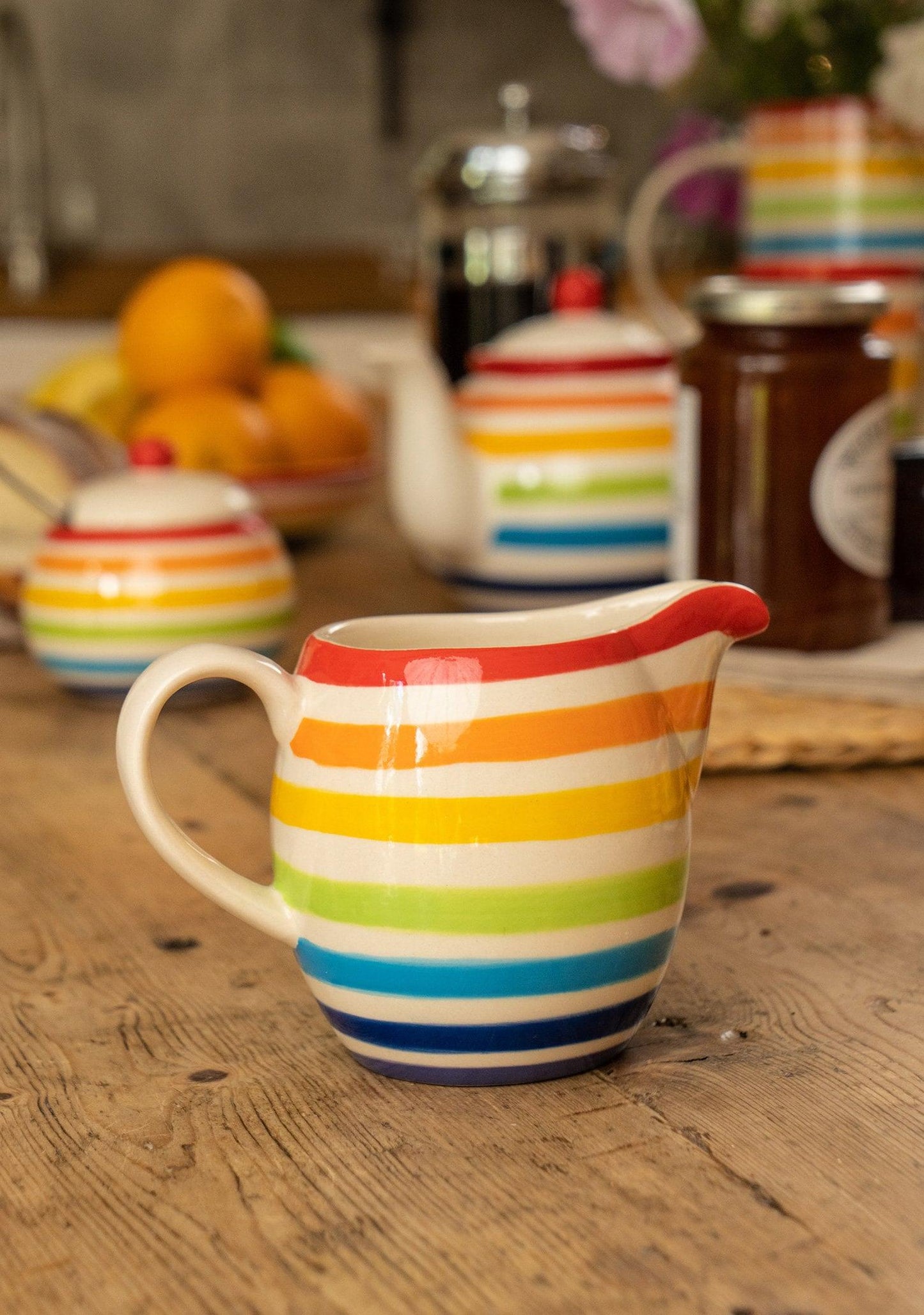 Ceramic Rainbow Milk Jug - Ethimaart