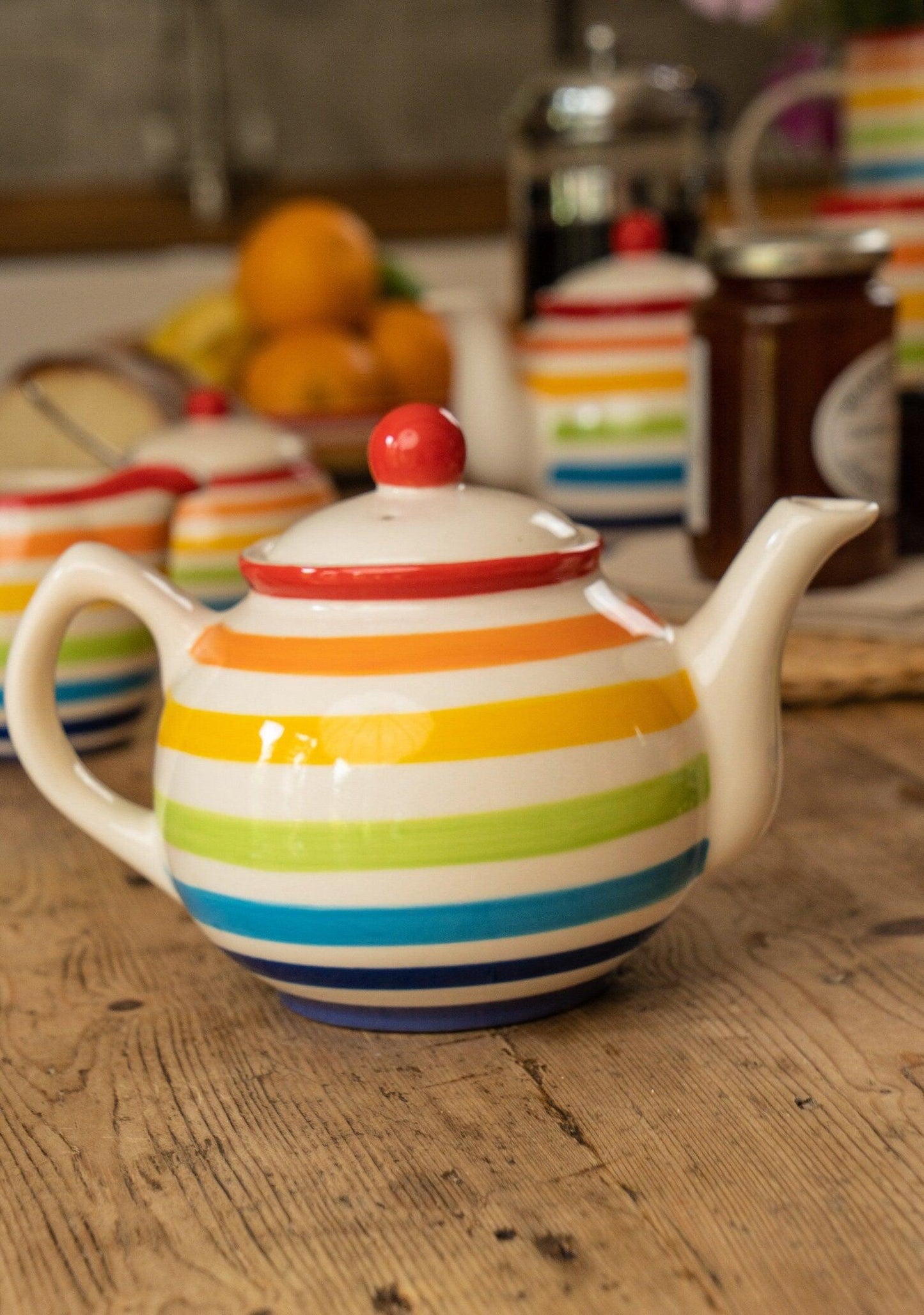 Rainbow Ceramic Teapot - Ethimaart