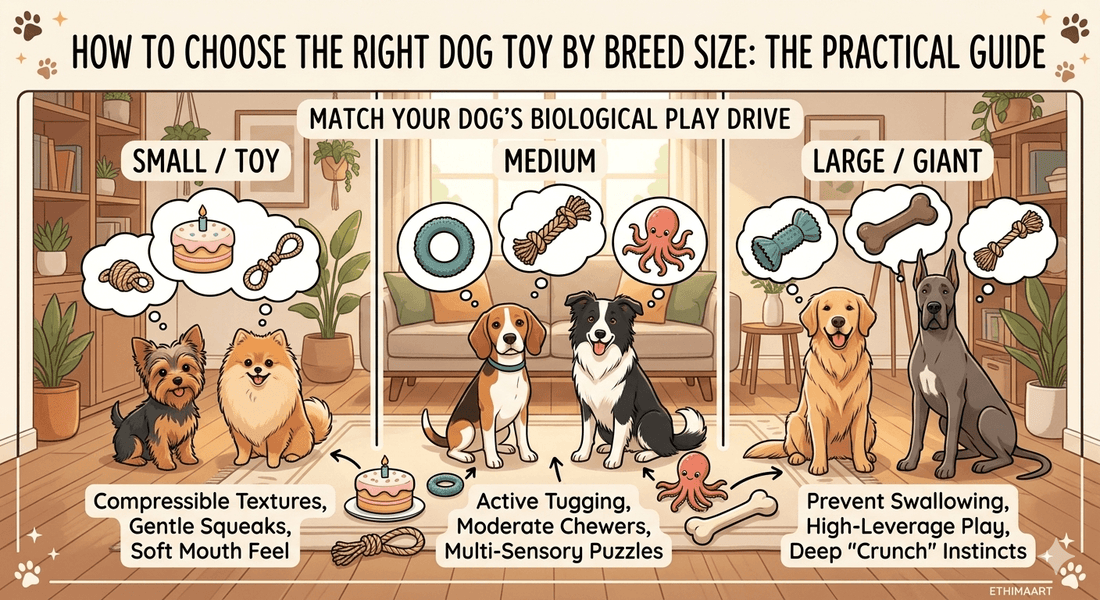 How to Choose the Right Dog Toy by Breed Size: The Practical Guide