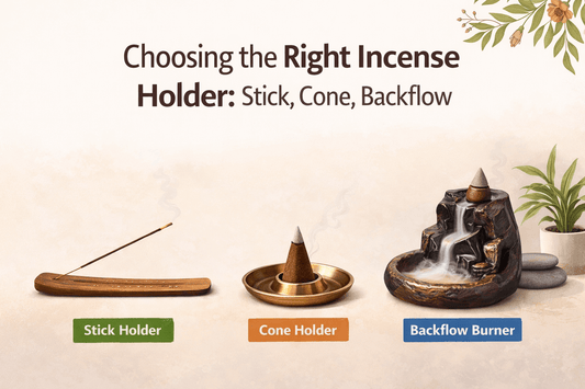 Choosing the Right Incense Holder: Stick, Cone, Backflow