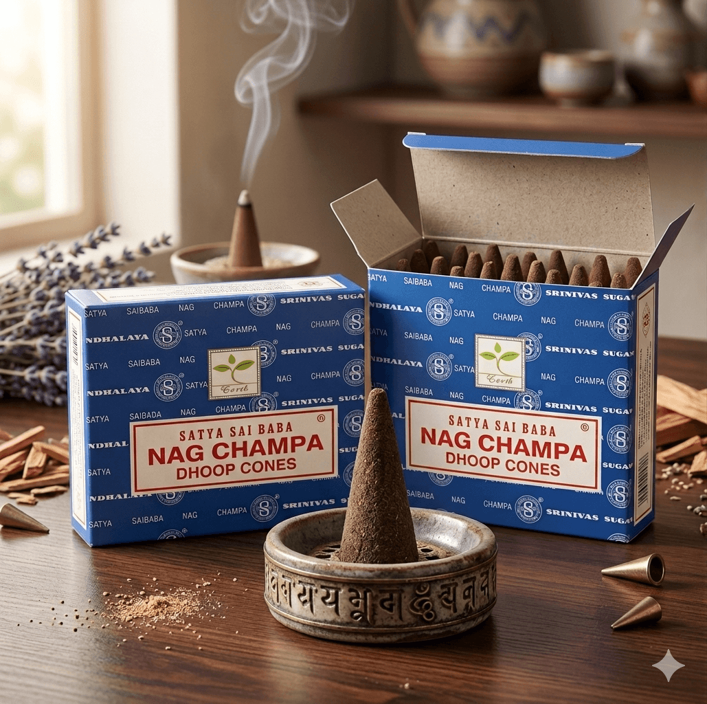 ethimaart Dhoop Incense Cones sai baba satya nag champa
