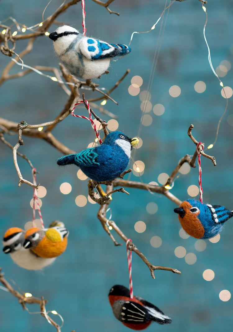Eco Friendly Felt Christmas Decorations | Animal Ornaments