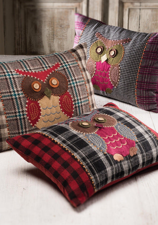 Tweed Owl cushion Cover - Ethimaart 