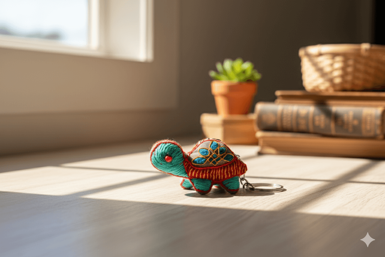 Cute Turtle Keyrings - Handmade