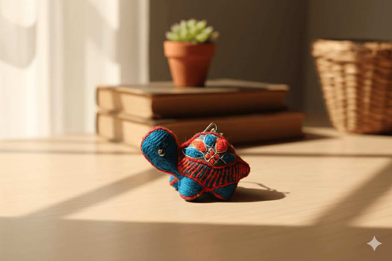 Cute Turtle Keyrings - Handmade