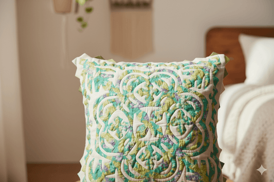 Set of Applique Cushion Covers - Handmade