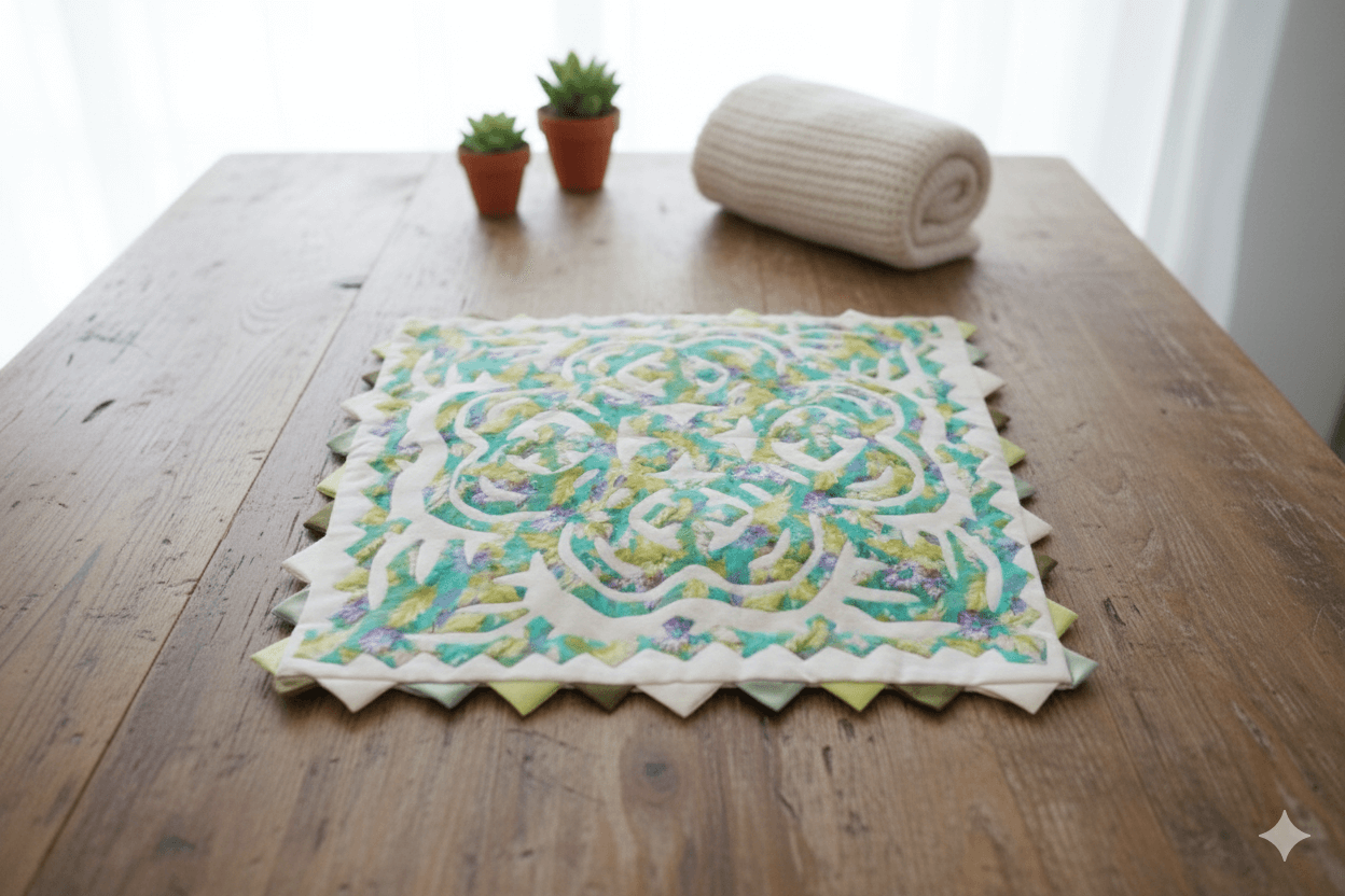 Set of Applique Cushion Covers - Handmade
