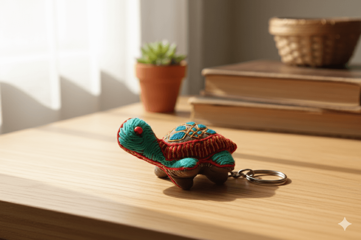 Cute Turtle Keyrings - Handmade