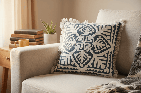 Handmade Cushion Covers With Fringes