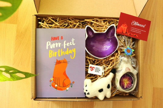 Gift For Cat Loving Colleague | Sustainable Corporate Hamper