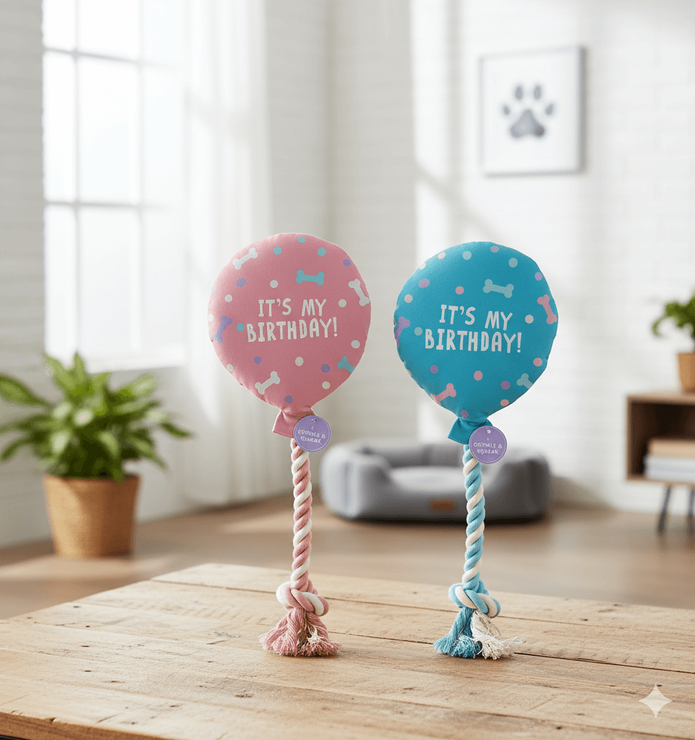 It's My Birthday Balloon Dog Toy