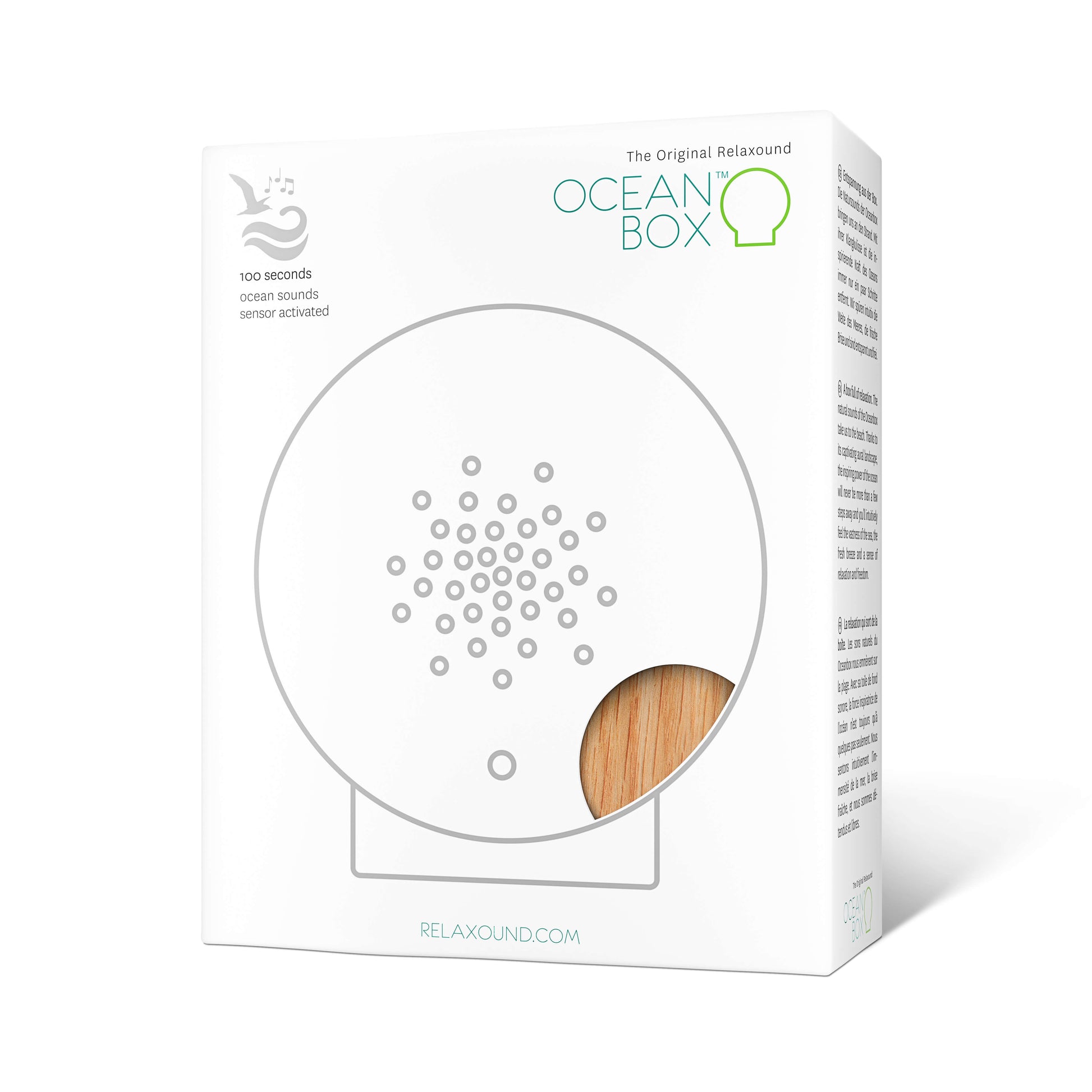 Relaxound Oceanbox - Oak Wood