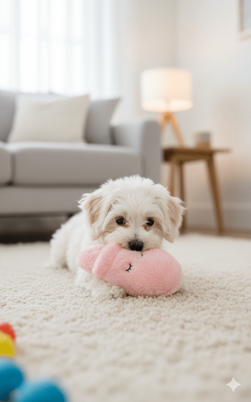 Squeaky Slipper Dog Toy - Plush Toy for Boredom Relief