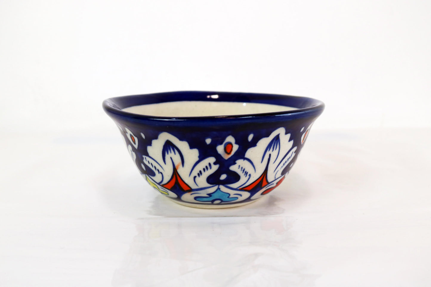 Blue Ceramic Decorative Bowl - Handmade Blue White Pottery