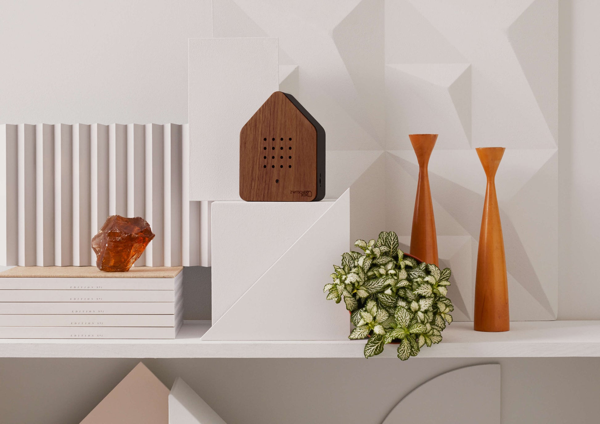 Zwitscherbox Walnut - Bird Sound Box
